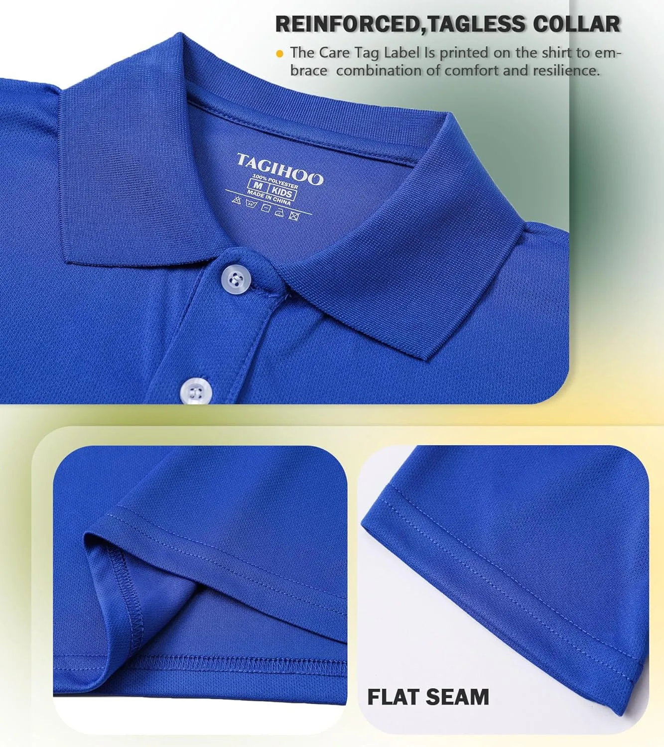 4 Pack Boys Mesh Athletic Polo Shirt Quick Dry Golf Moisture Wicking Active Short Sleeve for Youth