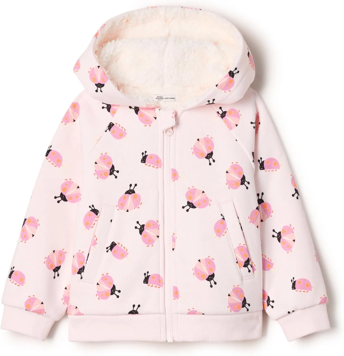 Amazon Essentials x Sofia Grainge Unisex Toddlers and Babies' Zip Hoodie Sweatshirt