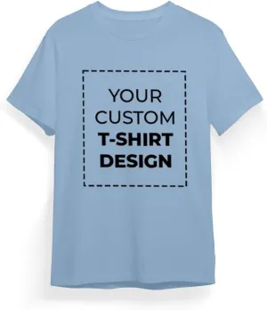 Custom Personalized Polycotton T Shirt with Text Image Logo for Men Women Unisex Front Back Design Adult Gift T-Shirt