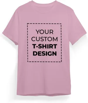 Custom Personalized Polycotton T Shirt with Text Image Logo for Men Women Unisex Front Back Design Adult Gift T-Shirt