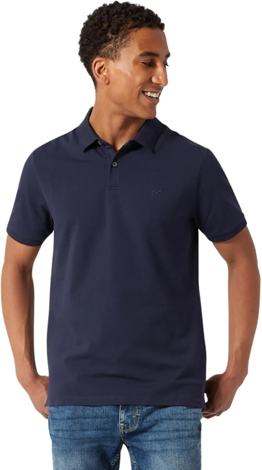 DKNY Polo Shirts for Men - Soft Stretch Casual Cotton Mens Polo Shirts | Modern Fit Short Sleeve Mens Polos