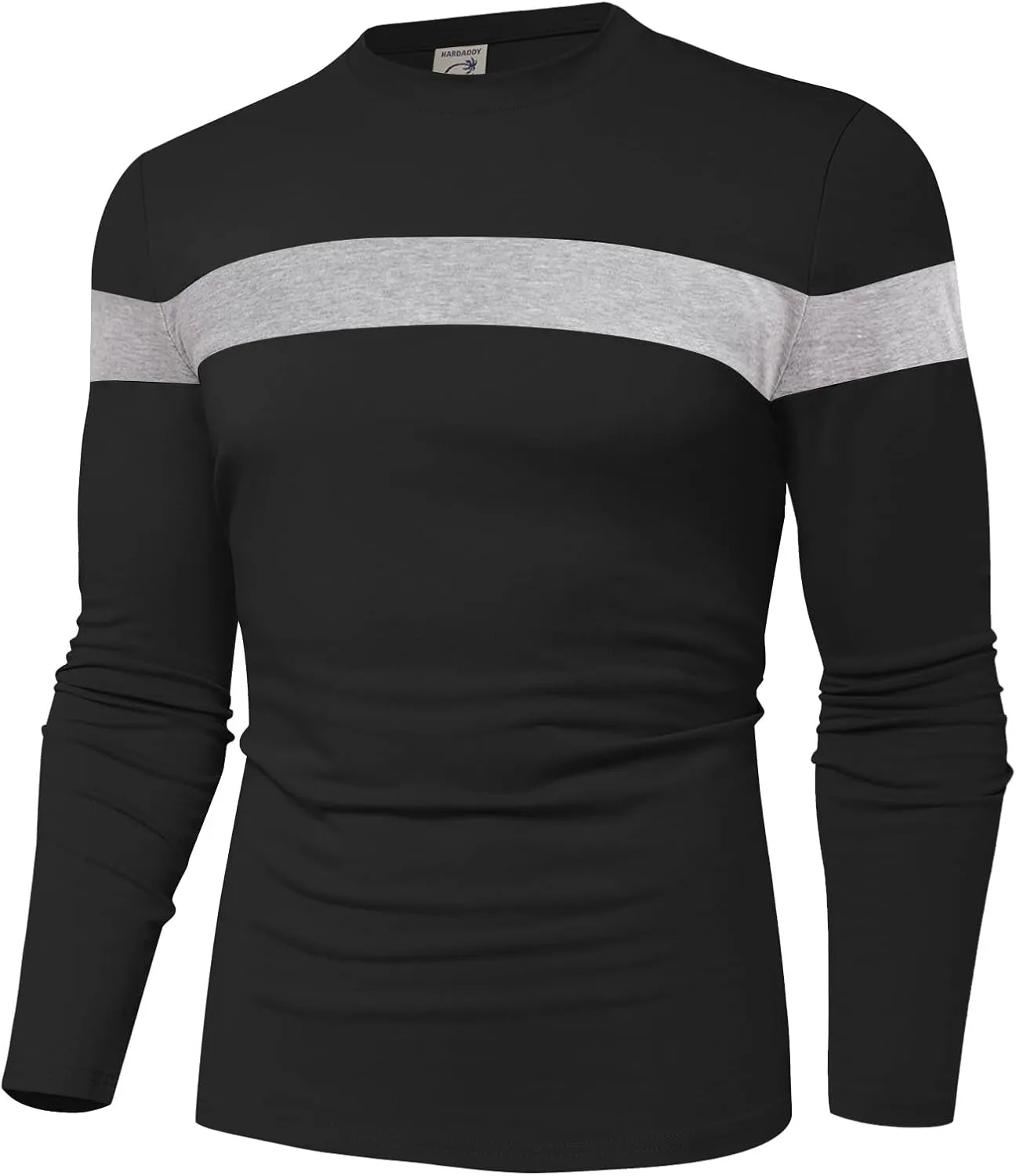 Hardaddy Men's Striped Polo Shirt Short Sleeve Casual Color Block Graphic Tee Collared Golf Shirts for Men
