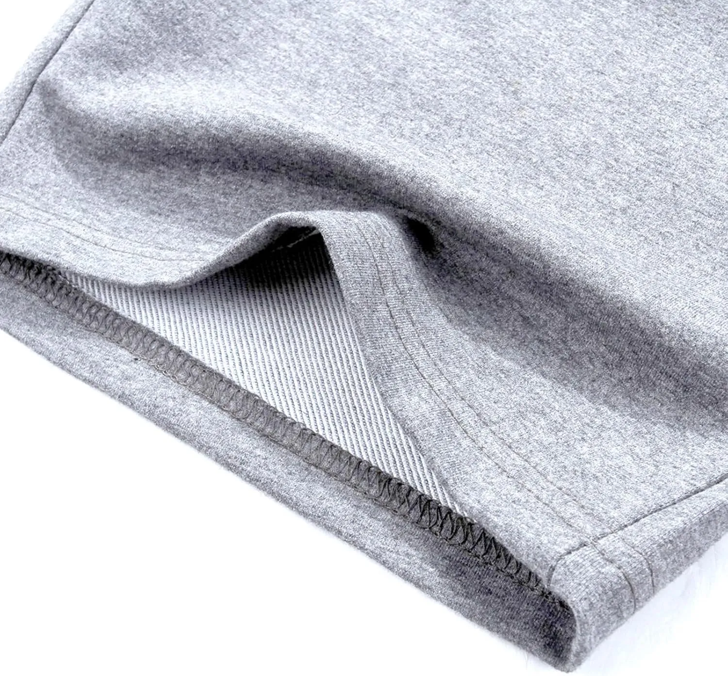 Mens Shorts Casual, Zipper Pocket Shorts Men Drawstring Elastic Waist
