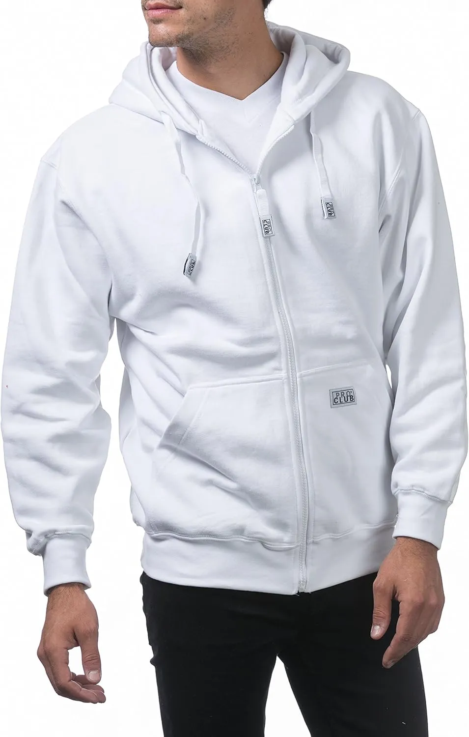 Pro Club Men's Heavyweight Full Zip Fleece Hoodie