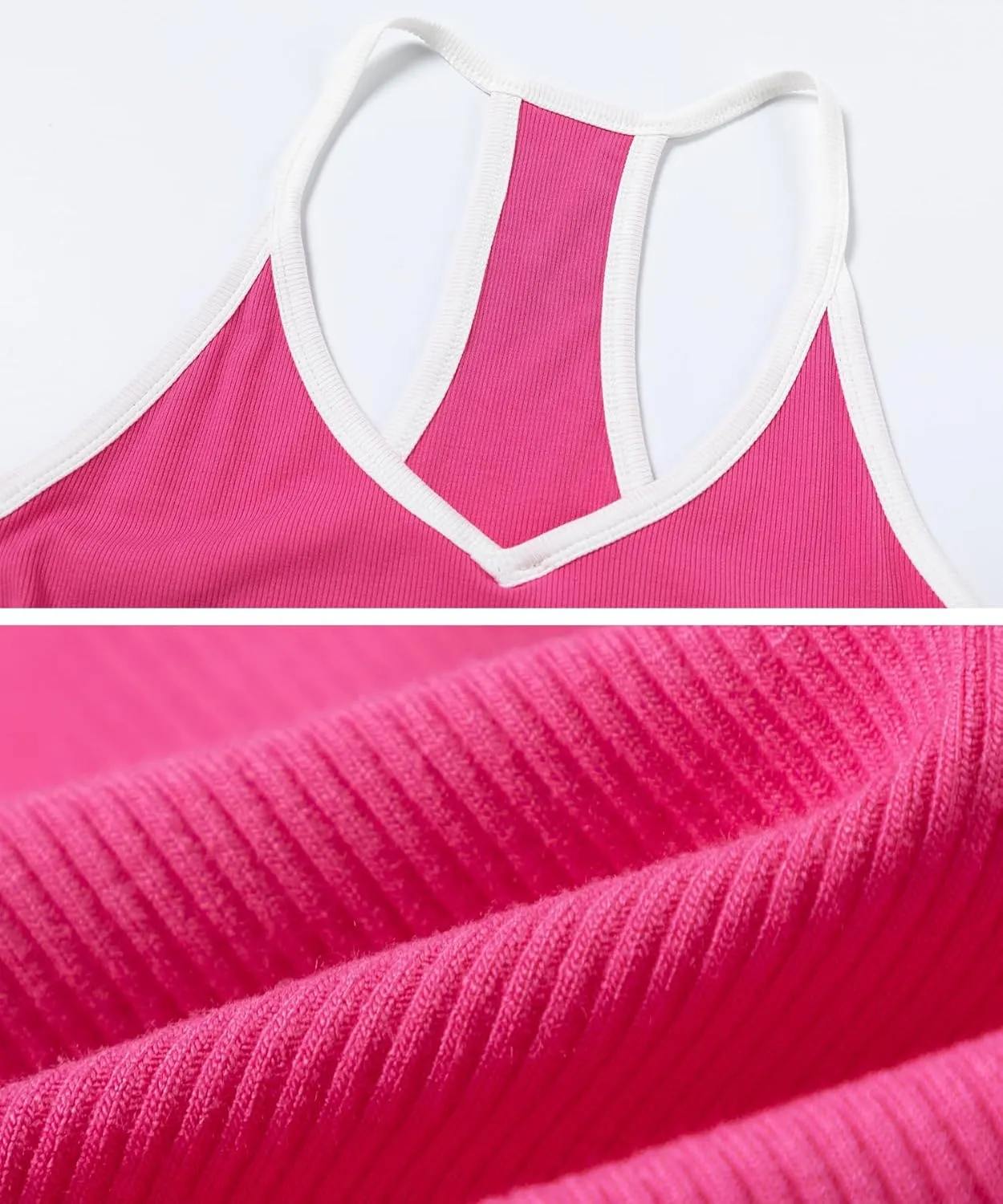 Womens V Neck Racerback Tank Tops Workout Tops for Women Sleeveless Tops