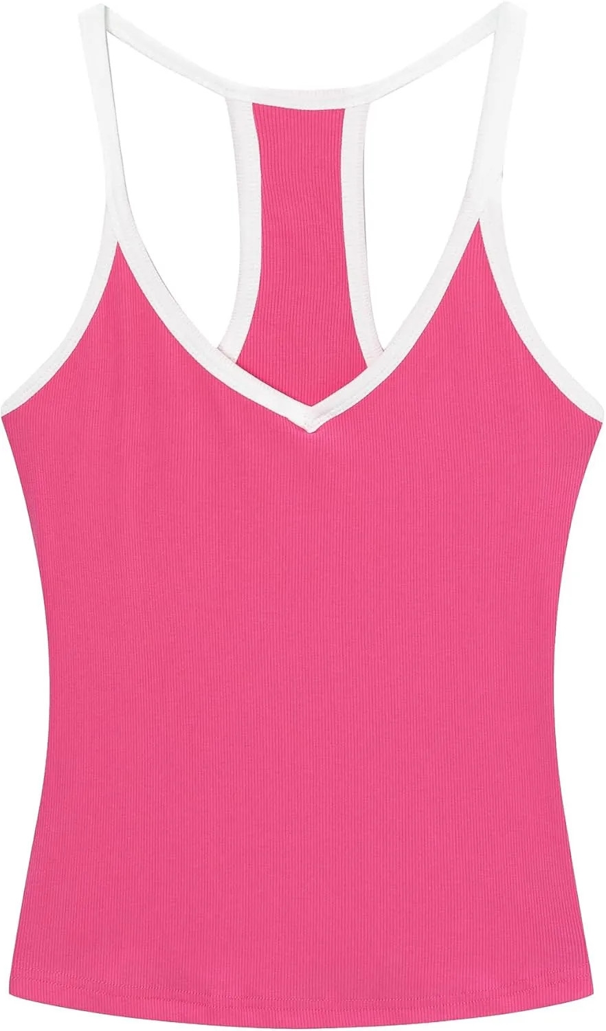 Womens V Neck Racerback Tank Tops Workout Tops for Women Sleeveless Tops